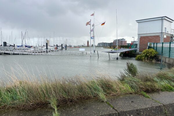 Land Unter im SVC Hafen am 14.10.2023